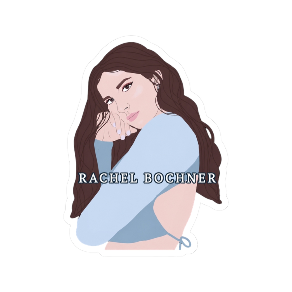 Rachel Bochner" Sticker for Sale by rachelbochner - alternate angle 3, merchandise